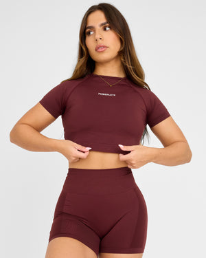 Evolve Sömlös SS Crop Top