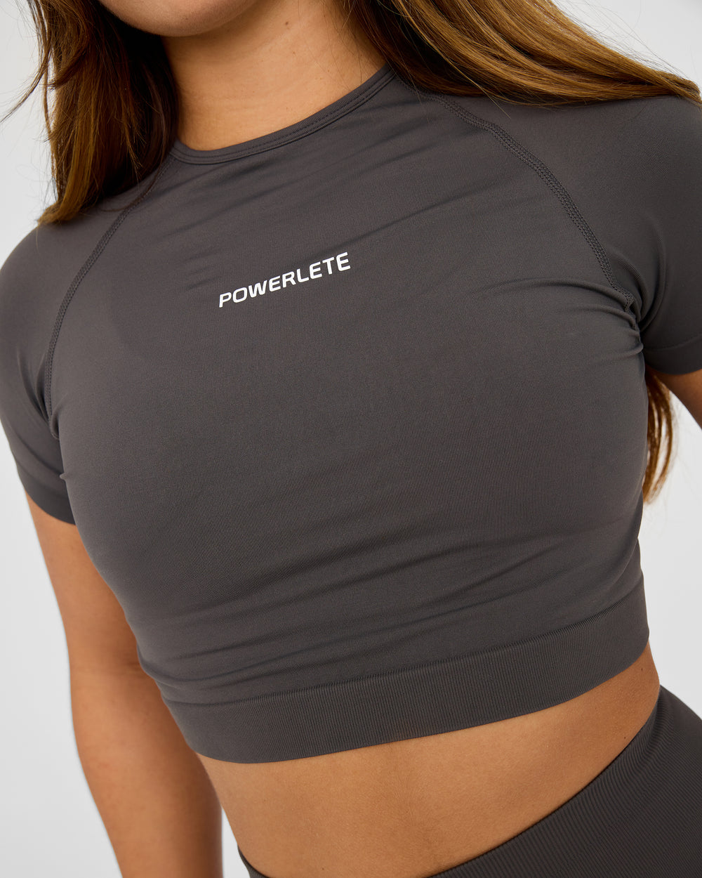 Evolve Crop Top SS senza cuciture