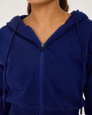 Felpa con cappuccio Core Classic Cropped Zip