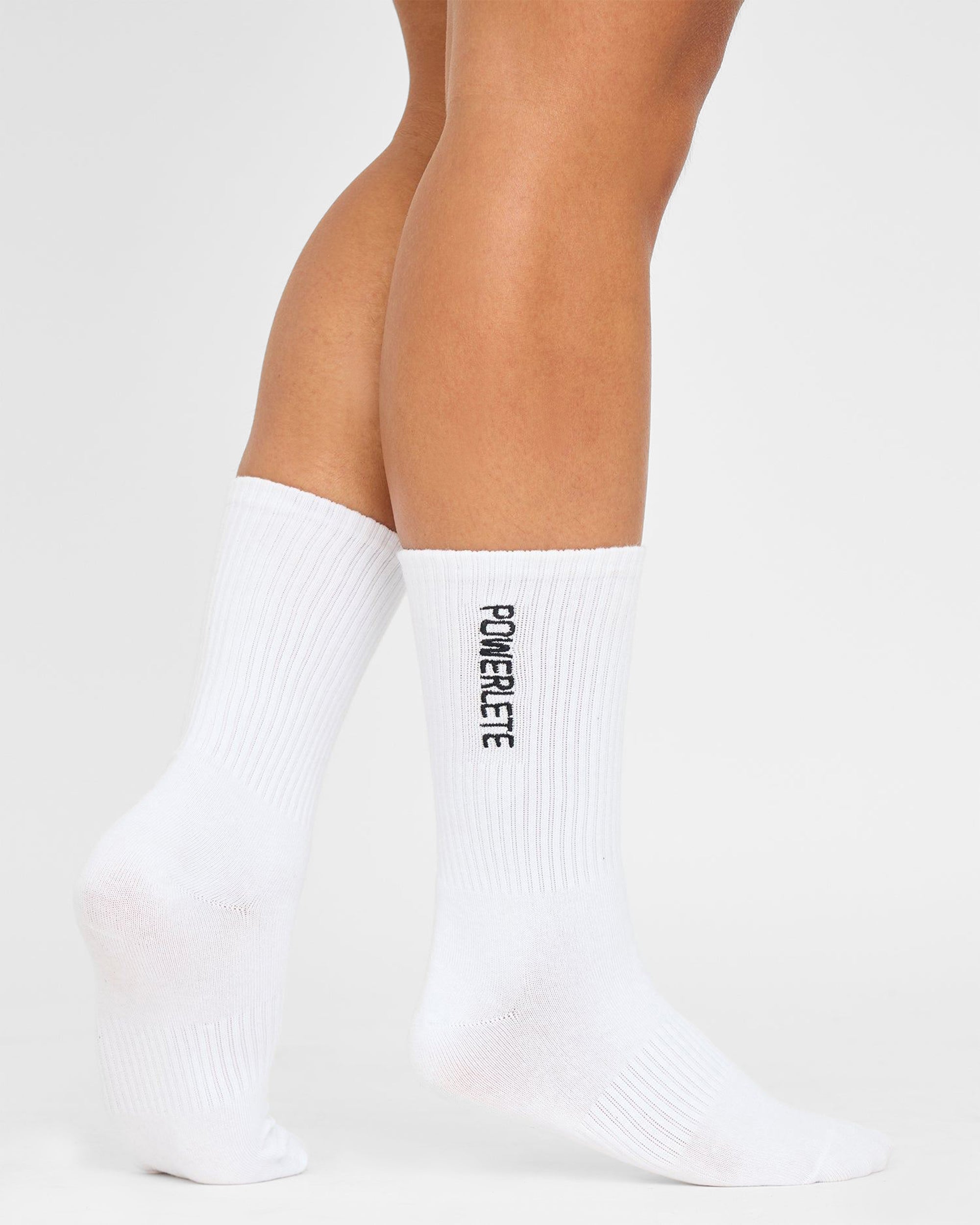 Calcetines de tripulación bordados Premium