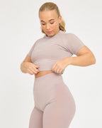 Evolve Nahtloses SS Crop Top