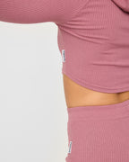 Felpa con cappuccio Lounge Cropped
