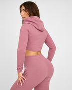 Felpa con cappuccio Lounge Cropped